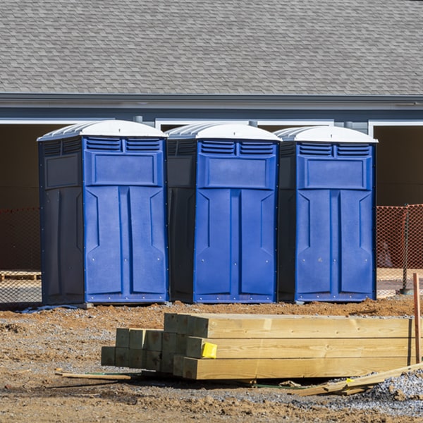 how can i report damages or issues with the porta potties during my rental period in Ama LA